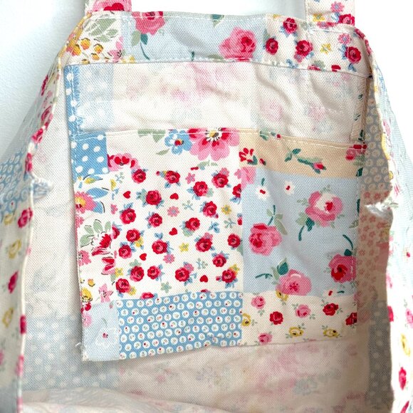 Cath Kidston London Floral Patchwork Print Canvas Tote Bag - Picture 5 of 6